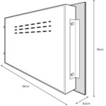 Cheminée électrique décorative couleur volcan – Image 2