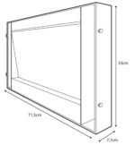Cheminée électrique décorative couleur volcan – Image 9