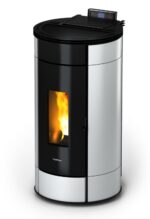 Poêle à pellets Globe 11 kW blanc scellé – Image 5