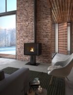 Modo Stand BiFlux Poêle à pellets noir scellé avec Wi-Fi intégré – Image 3