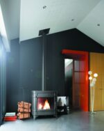 Poêle à bois en fonte pouvant accueillir des bûches de 60 cm de long – Image 4